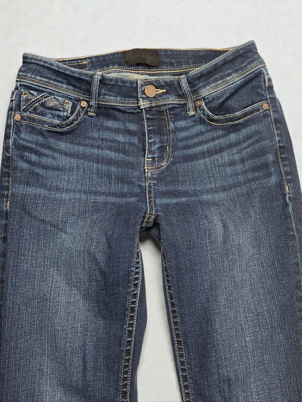 Buckle Black Bootcut Dark Blue Jean Low Rise Size 27 X 32 Fit No. 53 - Picture 3 of 12